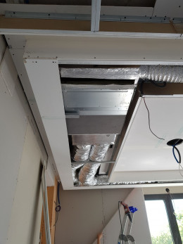 Climatisation gainable - en cours d'installation